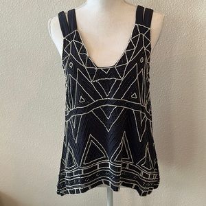 Parker Navy Beaded Tank